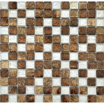 Mosaic Brown Chilli Mix 30x30 mozaika szklana